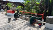 Jembatan Garuda Merah Putih Kian Gagah, Kodim 1008/Tabalong Rampungkan Tahap Akhir Pembangunan