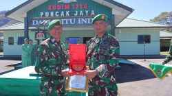 Kodim 1714/Puncak Jaya Gelar Korps Rapot Pindah Satuan dan Penerimaan Personel Baru