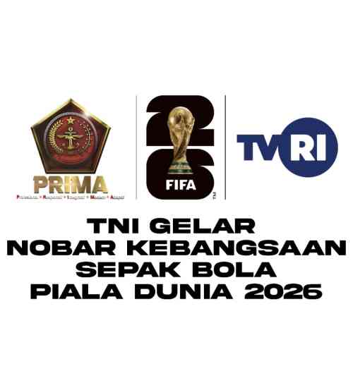 TNI Gelar Nobar Kebangsaan Pertandingan Sepak Bola Piala Dunia 2026 Bersama Masyarakat TNI Gelar Nobar Kebangsaan Pertandingan Sepak Bola Piala Dunia 2026 Bersama Masyarakat