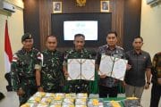 Satgas Pamtas Yonarhanud 1/PBC/1 Kostrad Kembali Ukir Prestasi, Gagalkan Penyelundupan 21,4 Kg Sabu dan Amankan WNA di Entikong