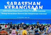 Panglima TNI Dampingi Presiden RI Tutup Sarasehan Kebangsaan KSTI 2026