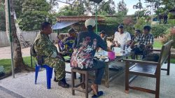 Komsos Babinsa Koramil 0908-04/Marangkayu Jadi Wadah Pererat Silaturahmi dan Jaga Kondusivitas Di Desa Santan Ulu