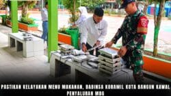 Pastikan Kelayakan Menu Makanan, Babinsa Koramil Kota Bangun Kawal Penyaluran MBG Pastikan Kelayakan Menu Makanan, Babinsa Koramil Kota Bangun Kawal Penyaluran MBG