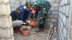 Wujukan Sanitas Sehat, Pelda Slamet Puji Bantu Pembangunan MCK Warga Tulungrejo Wujukan Sanitas Sehat, Pelda Slamet Puji Bantu Pembangunan MCK Warga Tulungrejo