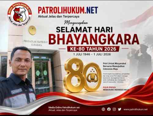 Refleksi Hari Bhayangkara ke-80, Patrolihukum.net Harapkan Polri Makin Humanis dan Berintegritas