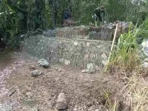 Pembangunan Jembatan Garuda Masuki Tahap Pondasi, Gotong Royong TNI dan Warga Terus Berjalan