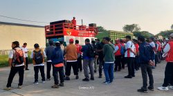 Ratusan Massa F-SPGI Bekasi Bertolak ke Jakarta, Tolak PHK di PT Indonesia Epson Industry