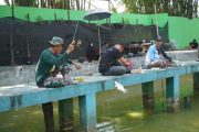 Kodim 1008/Tabalong dan Wartawan Satukan Kebersamaan, Mancing Bersama Pererat Sinergitas