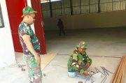 Turun Tangan Potong Besi, Satgas TMMD 129 Bojonegoro Pastikan Musholla Rest Area Kesongo Berdiri Kokoh