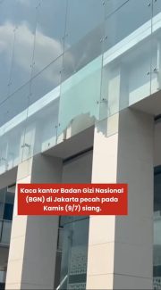 Heboh Kaca Kantor Badan Gizi Nasional Pecah, Polisi Pastikan Situasi Tetap Kondusif