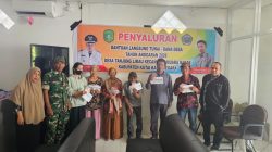 Pastikan Tepat Sasaran, Babinsa Koramil 0908-02/Muara Badak Kawal Penyaluran BLT Dana Desa