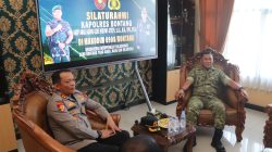 Dandim 0908/Bontang Sambut Kunjungan Silaturahmi Kapolres Bontang, Perkuat Sinergitas TNI-Polri Dandim 0908/Bontang Sambut Kunjungan Silaturahmi Kapolres Bontang, Perkuat Sinergitas TNI-Polri