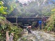 Satgas TMMD Ke-129 Kodim 1807/Sorong Selatan Kebut Pembangunan Jembatan Beton, Wujudkan Akses yang Lebih Baik untuk Warga Kampung Sesor