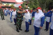 Kodim 0908/Bontang Tanamkan Disiplin dan Perkuat Karakter Generasi Muda Melalui Pelatihan PBB di SD 2 YPK