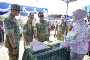 Peran Aktif TNI Dalam Percepatan Pembangunan Di Maluku Utara TNI Hadir Dalam Peletakan Batu Pertama Relokasi Permukiman Nelayan Sidangoli Dehe