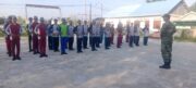 Personel Koramil 0908-02/Muara Badak Matangkan Paskibra Kecamatan Jelang HUT ke-81 RI