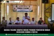 Babinsa Tanjung Harapan Dukung Program Pemerintah Dengan Menghadiri Rembug Stunting