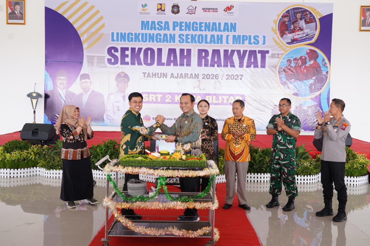 Cetak Calon Pemimpin Masa Depan, Pembukaan MPLS Sekolah Rakyat Terintegrasi 2 Kota Blitar Berjalan Khidmat Dan Lancar