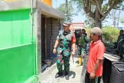 Pastikan Seluruh Sasaran Rampung Tepat Waktu, Dansatgas TMMD ke-129 Kodim 1505/Tidore Awasi Langsung Progres Pembangunan