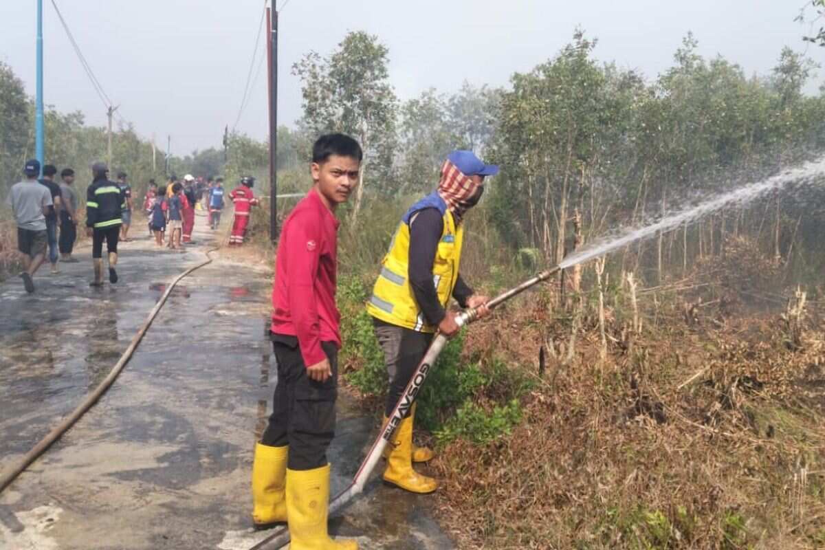 Upaya Kementerian PUPR dalam Penanganan Karhutla di Kalimantan