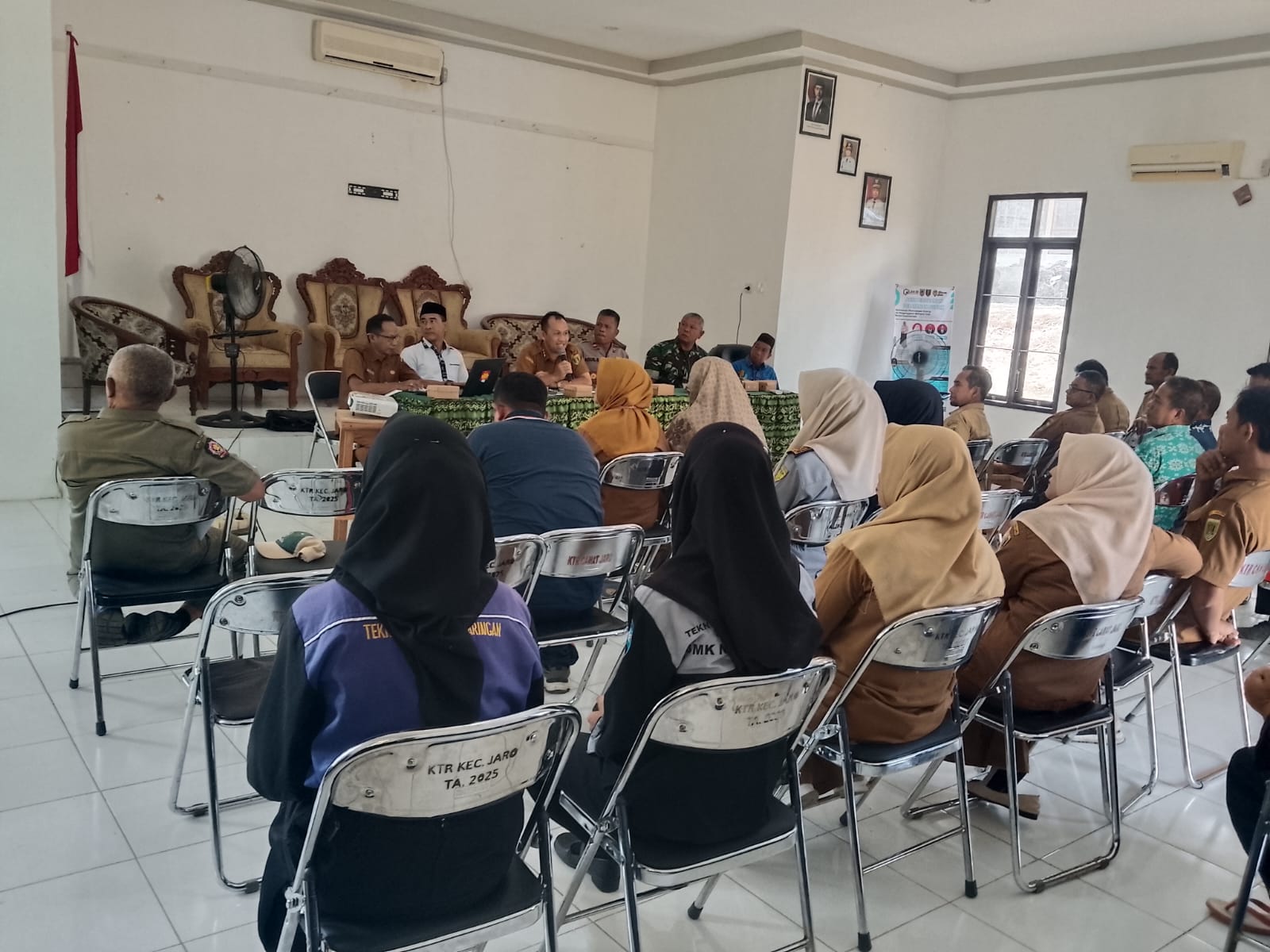 Rapat Panitia Jaro Bershalawat 2026, Danramil 1008-01 Siap Bersinergi
