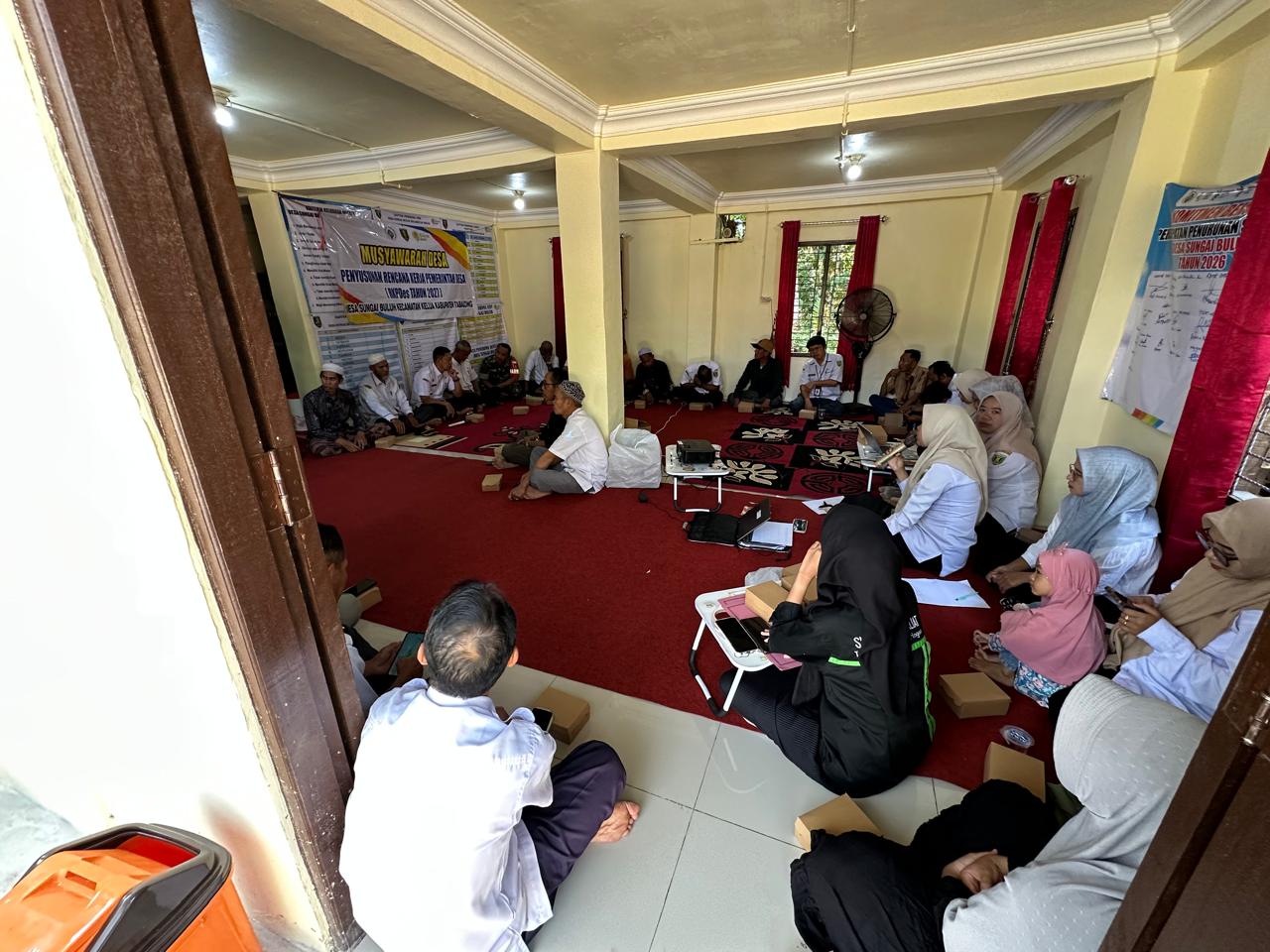 Bersama Pemerintah Desa, Babinsa Dorong Pembangunan Sei Buluh yang Tepat Sasaran