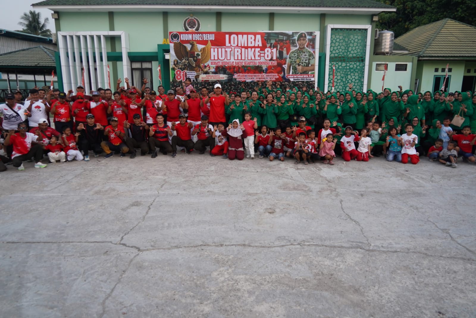 SEMARAK KEMERDEKAAN, KODIM 0902/BERAU GELAR LOMBA HUT RI KE-81