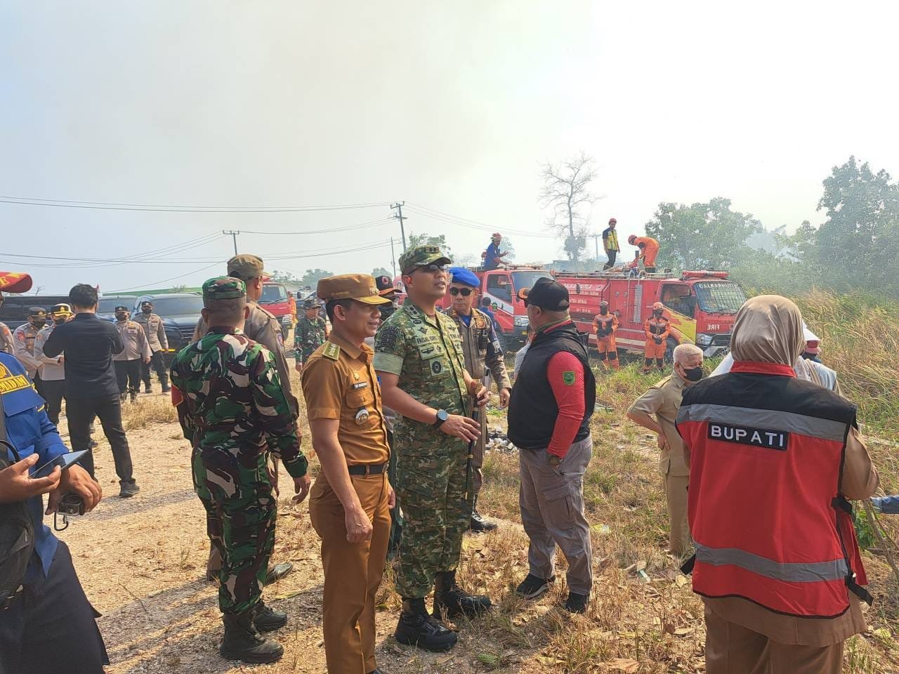 FORKOPIMDA BERAU TINJAU LOKASI KARHUTLA DI TELUK BAYUR: PERKUAT SINERGI DAN KESIAPSIAGAAN SARPRAS