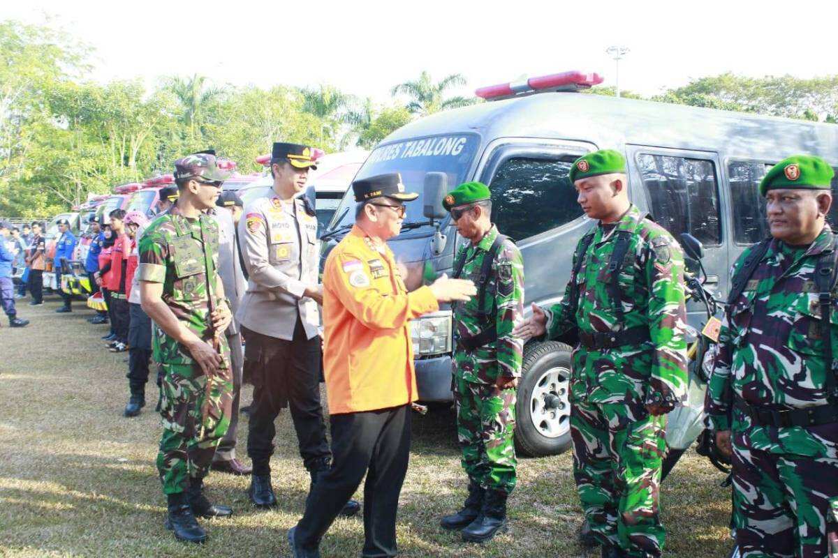 Dandim 1008/Tabalong Hadiri Apel Kesiapsiagaan Bencana Karhutla dan Kekeringan