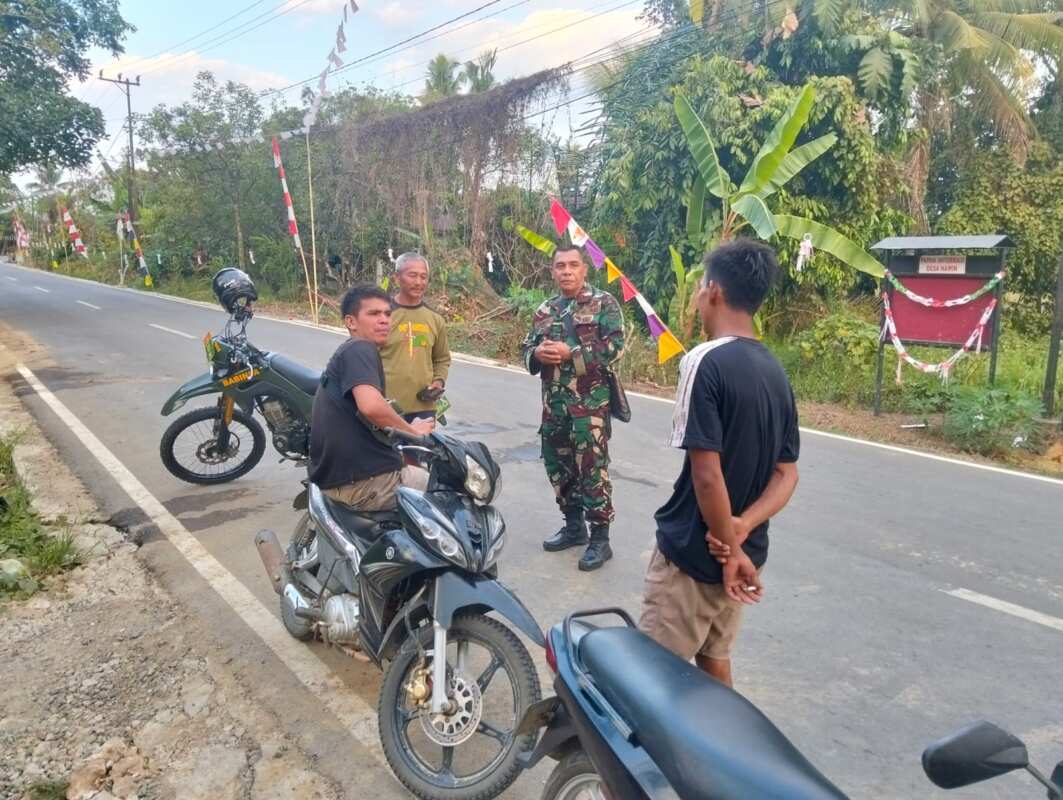 Babinsa Koramil 1008-02/Haruai Gencarkan Sosialisasi Bahaya Karhutla di Desa Catur Karya Babinsa Koramil 1008-02/Haruai Gencarkan Sosialisasi Bahaya Karhutla di Desa Catur Karya