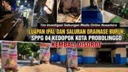 Usai Laka Tunggal, Tim Investigasi Temukan Sisa Tanah di Saluran SPPG 04 Kedopok