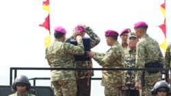 Wakil Panglima TNI dan Sejumlah Pejabat Negara Terima Warga Kehormatan dan Brevet Korps Marinir