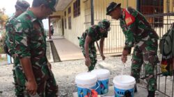 Kodim 1714/PJ Gelar Karya Bakti Merah Putih SMP Negeri 1 Mulia Kab. Puncak Jaya