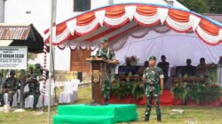 Penutupan TMMD Ke-129 TA 2026 di Kampung Sesor Resmi Ditutup Danrem 181/PVT