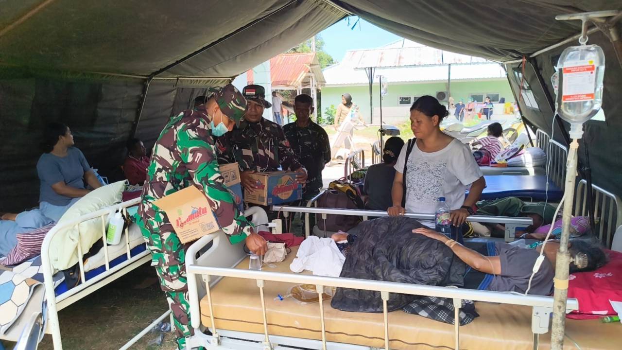 Optimal Bantuan Penanganan Gempa NTT, TNI Kerahkan Ribuan Personel Dan Alutsita