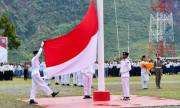 Kodim 1714/Puncak Jaya, Polri dan Pemda Sinergitas Kawal Penuh Upacara HUT RI Ke-81 di Puncak Jaya