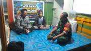 Jaga Keamanan Lingkungan, Babinsa Koramil 0908-01/Loktuan Sambangi Pos Kamling Di Wilayah Binaan