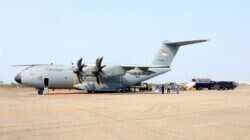 Mendukung Penuh Penanganan Karhutla, TNI AU Terbangkan A-400M Bawa Bantuan Presiden RI Yang Dikirim oleh Kemhan-Kementan