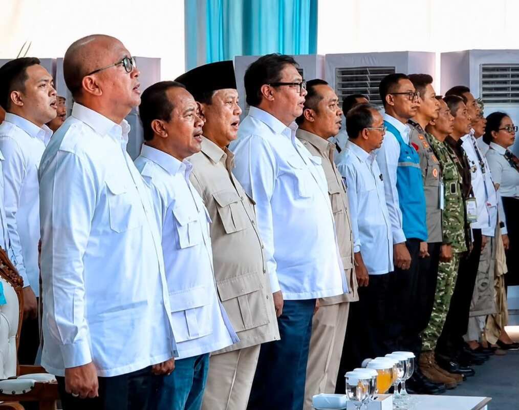 Wapang TNI Hadiri Peresmian PLTS 100 GWp Tahap Pertama Oleh Presiden RI
