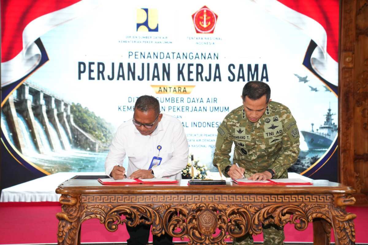 TNI-Kementerian PU Perkuat Sinergi Pengelolaan Sumber Daya Air