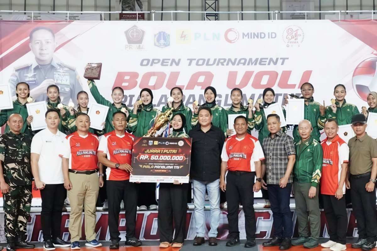 Open Tournament Bola Voli Piala Panglima TNI 2026 Resmi Ditutup