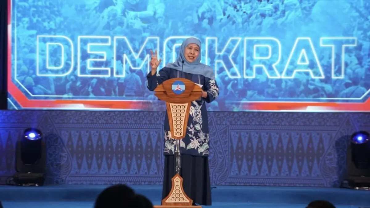 Harapan Khofifah untuk Emil Dardak di Musda Demokrat
