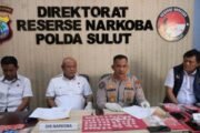 Polda Sulut Ungkap Kasus Narkoba dengan Tersangka Ditangkap
