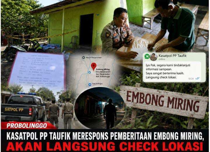 Diberitakan Sejumlah Media, Kasatpol PP Taufik Akhirnya Respons Soal Embong Miring