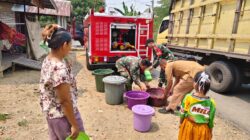 Air Bersih Mengalir untuk Warga, Kodim 1002/HST Bantu 295 KK di Labuan Amas Utara