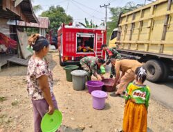 Air Bersih Mengalir untuk Warga, Kodim 1002/HST Bantu 295 KK di Labuan Amas Utara