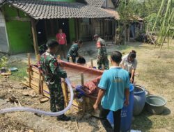 Peduli Kekeringan, Kodim Bojonegoro Salurkan 133 Ribu Liter Air Bersih ke 6 Kecamatan