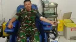 Peduli Warga Binaan, Serda Suratin Donorkan Darah di RS Damanhuri Barabai