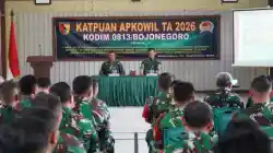Kodim Bojonegoro Gembleng Apkowil: Pertajam Kemampuan Teritorial yang Unggul, Modern dan Humanis
