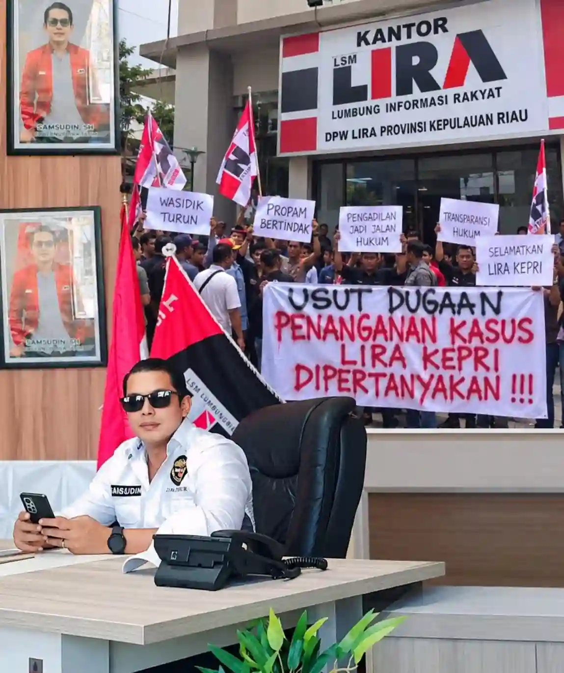 DPP LSM LIRA Tempuh Langkah Hukum, Wasidik dan Propam Disorot dalam Penanganan Kasus Kepri